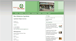 Desktop Screenshot of hubertus-apotheke-hamburg.de